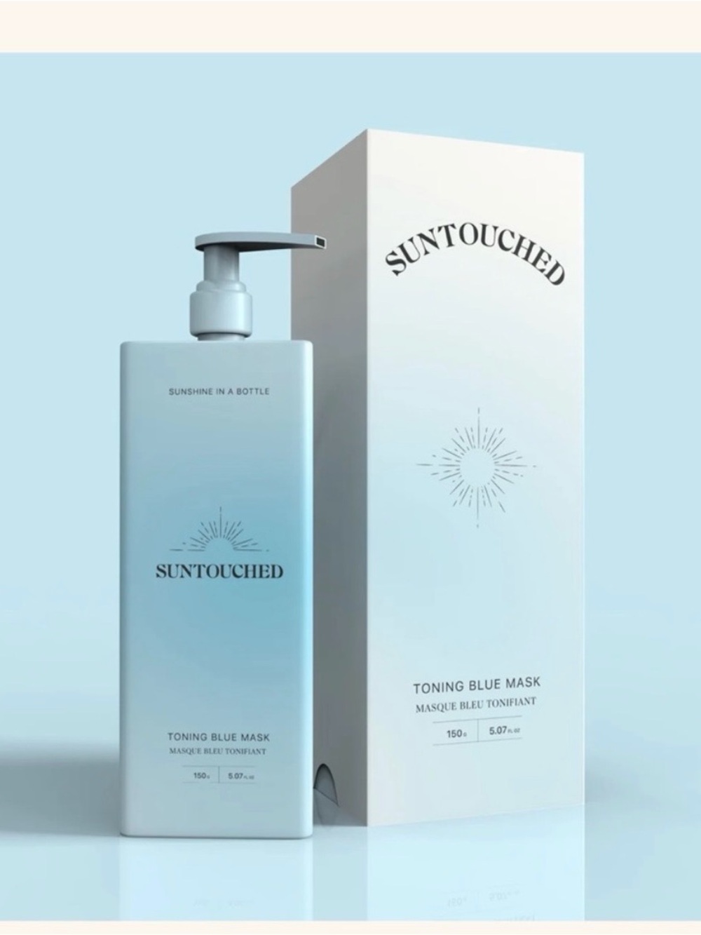 Suntouched Toning Blue Mask - Hydrating Blue Mask